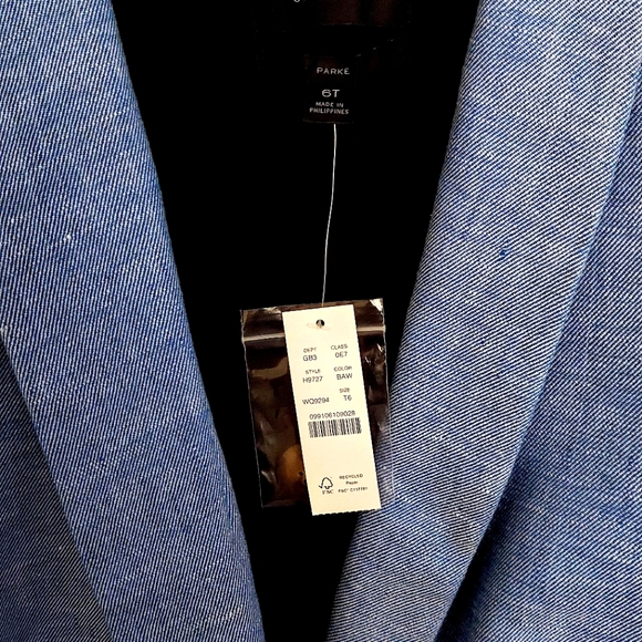 J. CREW New Parke Blazer in Stretch Linen - Atlantic White TALL - Picture 4 of 8